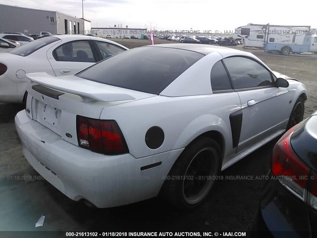 1FAFP42XX3F307674 - 2003 FORD MUSTANG GT WHITE photo 4