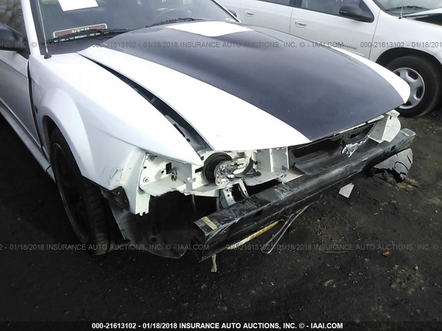 1FAFP42XX3F307674 - 2003 FORD MUSTANG GT WHITE photo 6