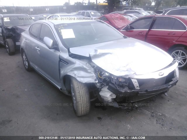 5XXGN4A74DG121329 - 2013 KIA OPTIMA EX SILVER photo 1