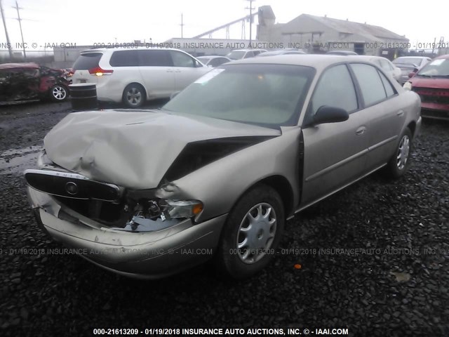 2G4WS52JX31188747 - 2003 BUICK CENTURY CUSTOM GRAY photo 2