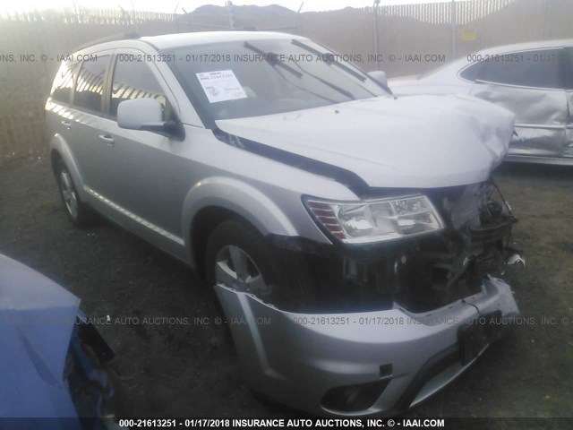 3C4PDDBG2CT246172 - 2012 DODGE JOURNEY SXT SILVER photo 1