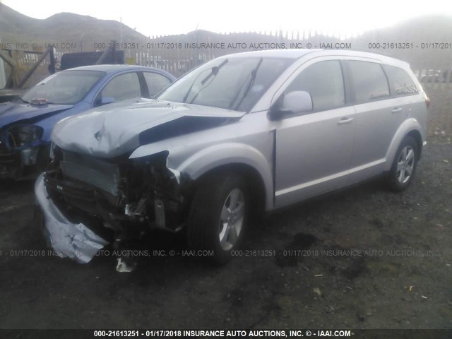 3C4PDDBG2CT246172 - 2012 DODGE JOURNEY SXT SILVER photo 2