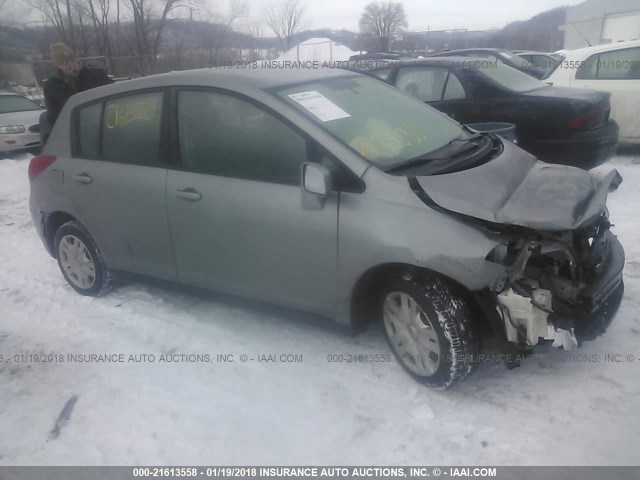 3N1BC1CP8CK298716 - 2012 NISSAN VERSA S/SL GRAY photo 1