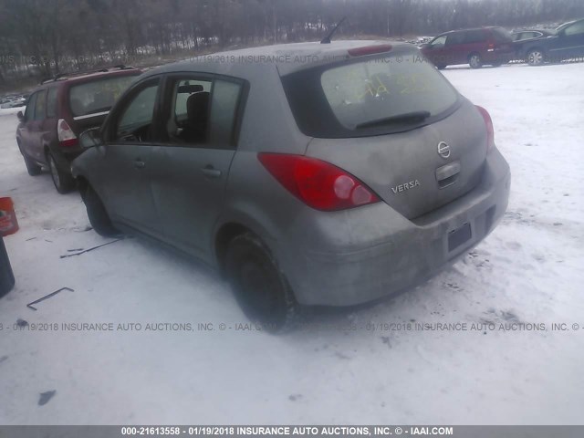 3N1BC1CP8CK298716 - 2012 NISSAN VERSA S/SL GRAY photo 3