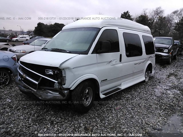 1GBFG15R7X1112791 - 1999 CHEVROLET EXPRESS G1500  WHITE photo 2