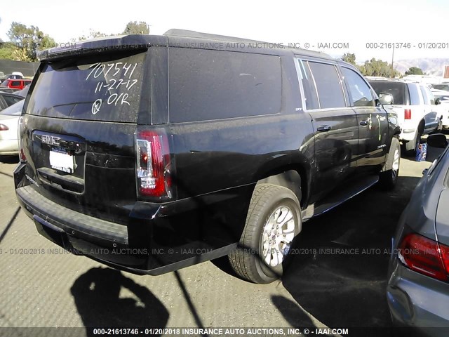 1GKS2HKC4FR254070 - 2015 GMC YUKON XL K1500 SLT BLACK photo 4