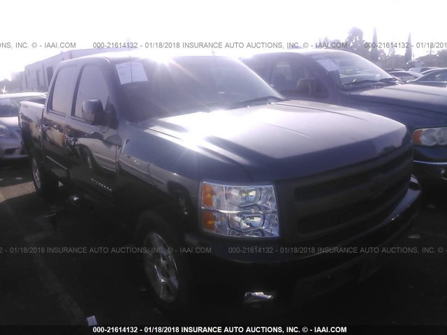 2GCEC13JX71696615 - 2007 CHEVROLET SILVERADO C1500 CREW CAB BLACK photo 1