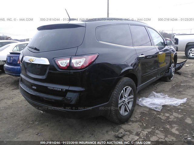 1GNKRGKD4GJ256192 - 2016 CHEVROLET TRAVERSE LT BLACK photo 4