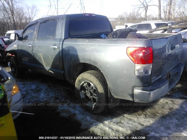 5TBDV54108S503158 - 2008 TOYOTA TUNDRA CREWMAX/CREWMAX SR5 TEAL photo 3