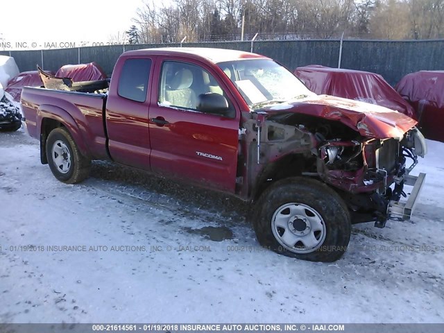 5TEUX42N09Z652188 - 2009 TOYOTA TACOMA ACCESS CAB RED photo 1
