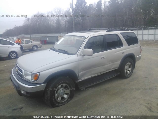 JT3GN86R3X0097973 - 1999 TOYOTA 4RUNNER SR5 TAN photo 2