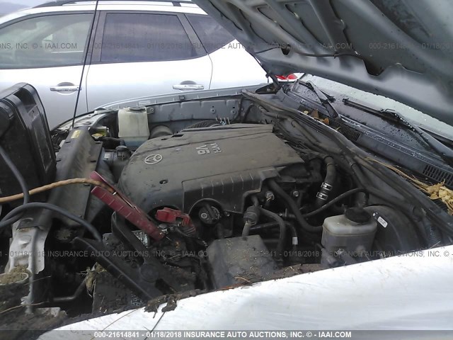 5TELU42N96Z309573 - 2006 TOYOTA TACOMA DOUBLE CAB ვერცხლისფერი ფოტო 10