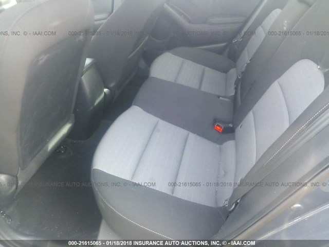 KNAFK5A8XG5657596 - 2016 KIA FORTE LX GRAY photo 8