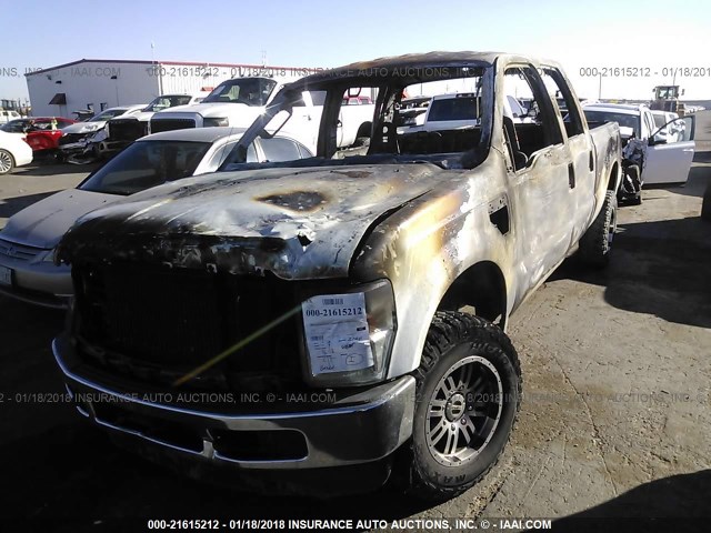 1FTSW21R08EE50469 - 2008 FORD F250 SUPER DUTY WHITE photo 6