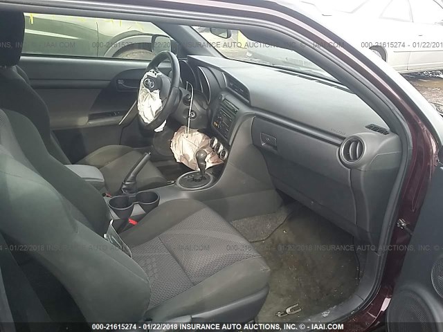 JTKJF5C7XD3062477 - 2013 TOYOTA SCION TC 栗色 照片 5