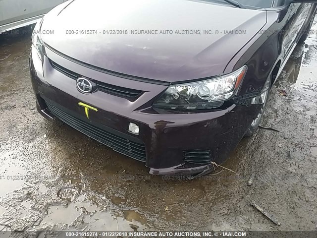 JTKJF5C7XD3062477 - 2013 TOYOTA SCION TC 栗色 照片 6
