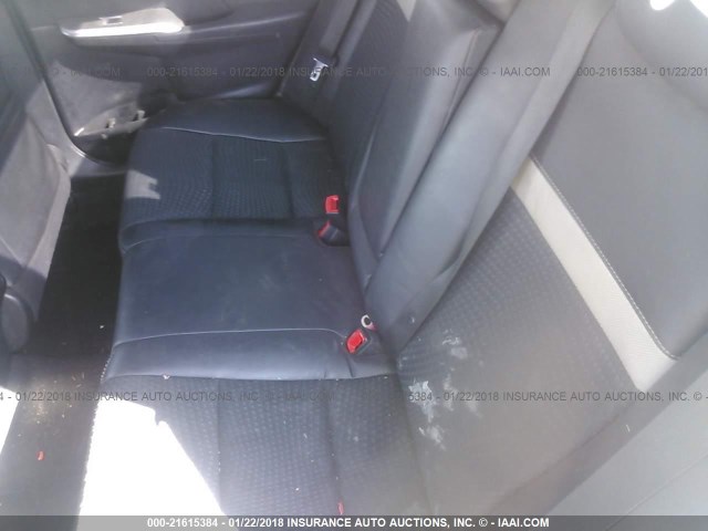 4T1BF1FKXCU098601 - 2012 TOYOTA CAMRY SE/LE/XLE SILVER photo 8