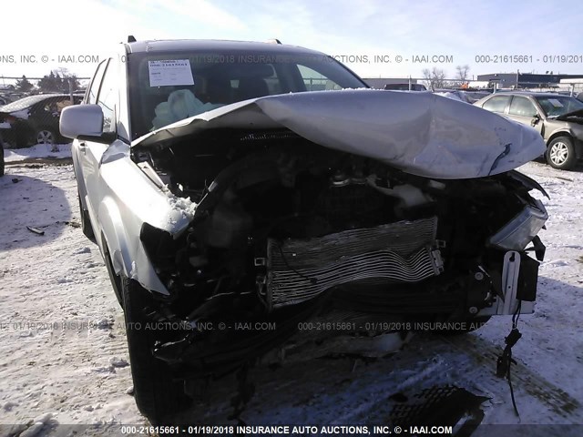 3C4PDDBG6ET212030 - 2014 DODGE JOURNEY SXT GRAY photo 6