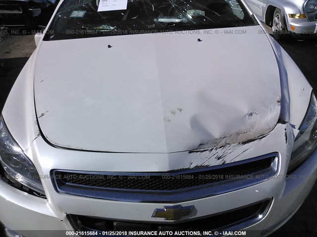 1G1ZC5E04CF252459 - 2012 CHEVROLET MALIBU 1LT 白色 照片 10