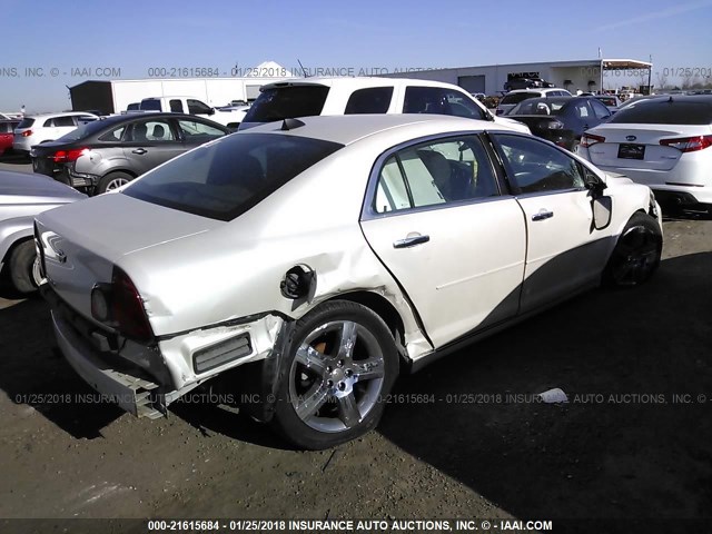 1G1ZC5E04CF252459 - 2012 CHEVROLET MALIBU 1LT 白色 照片 4