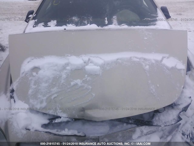 1G1ZB5EB3AF310207 - 2010 CHEVROLET MALIBU LS თაფლისფერი ფოტო 10