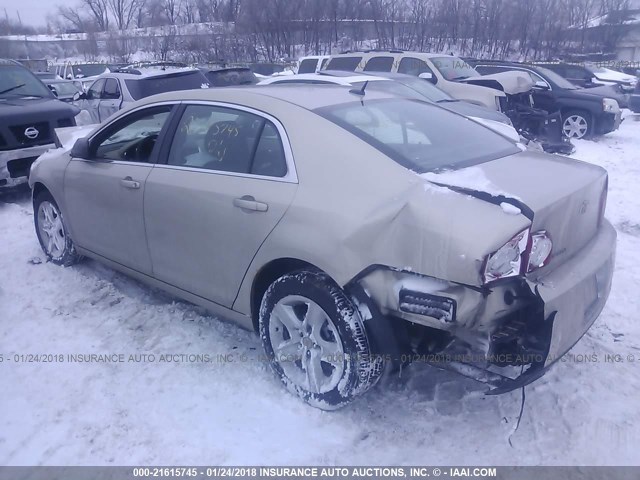 1G1ZB5EB3AF310207 - 2010 CHEVROLET MALIBU LS თაფლისფერი ფოტო 3