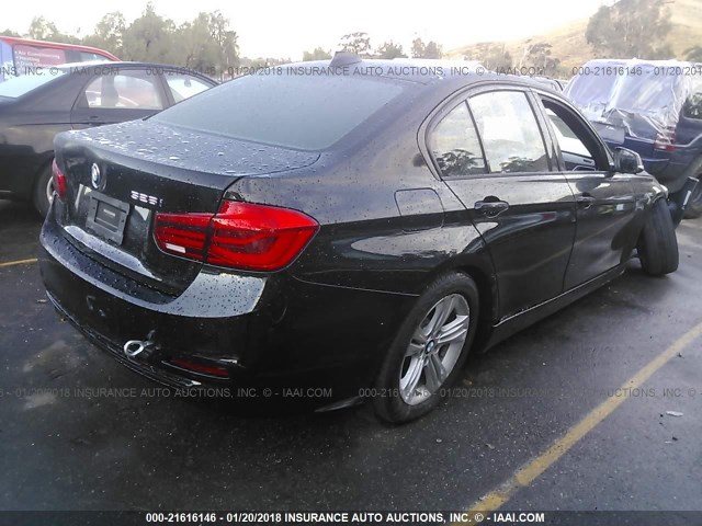 WBA8E9G58GNT43448 - 2016 BMW 328 I SULEV BLACK photo 4