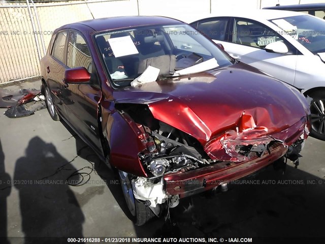 JM1BK343961480437 - 2006 MAZDA 3 HATCHBACK RED photo 1