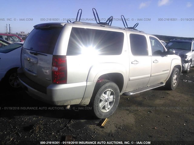 3GNFK16347G264850 - 2007 CHEVROLET SUBURBAN K1500 BEIGE photo 4