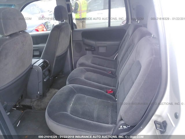 1FMZU73E02UC40930 - 2002 FORD EXPLORER XLT SILVER photo 8