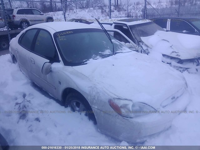 1FAFP55S9YG221750 - 2000 FORD TAURUS SES WHITE photo 1