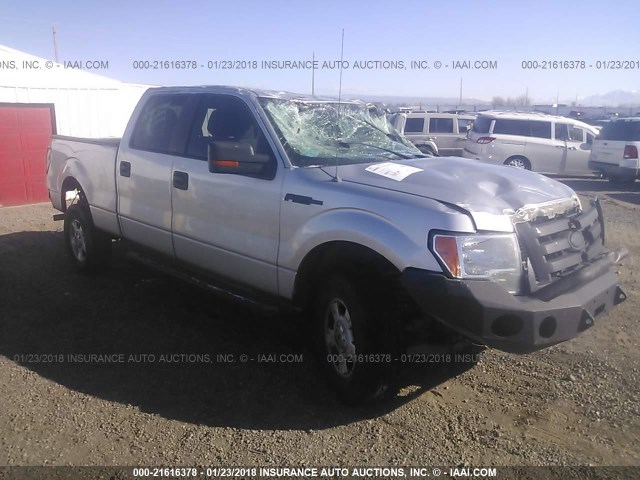 1FTFW1ET9CFB54872 - 2012 FORD F150 SUPERCREW SILVER photo 1