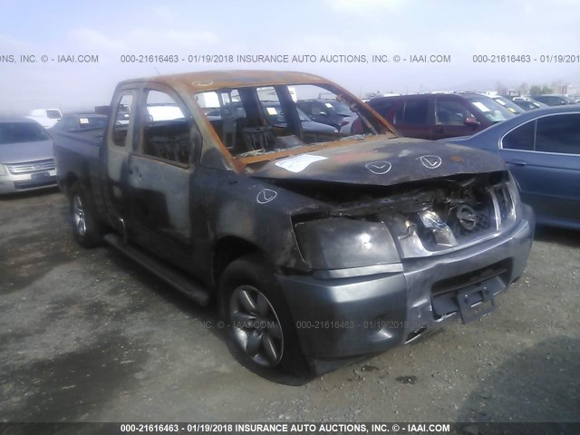 1N6AA0CH7FN505593 - 2015 NISSAN TITAN S/SV/PRO-4X GRAY photo 1