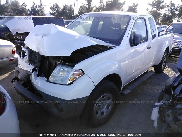 1N6BD0CT5CC407136 - 2012 NISSAN FRONTIER S/SV WHITE photo 2