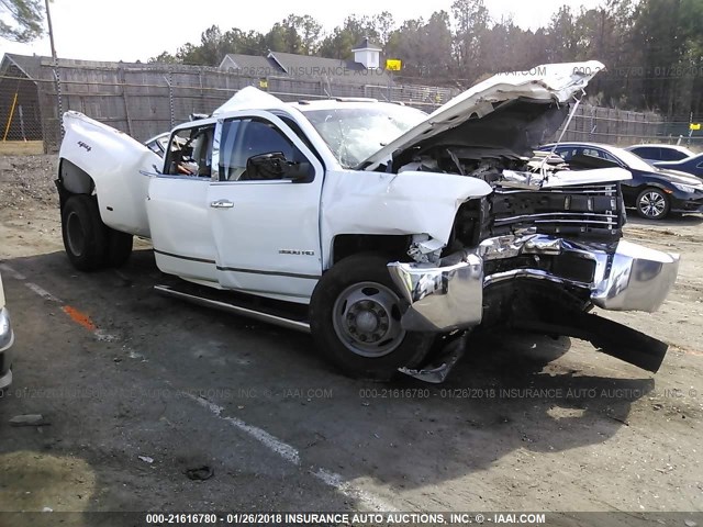 1GC4KYC80FF128157 - 2015 CHEVROLET SILVERADO K3500 WHITE photo 1