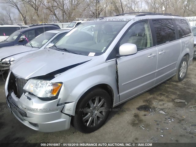 2A8HR54P08R153064 - 2008 CHRYSLER TOWN & COUNTRY TOURING SILVER photo 2