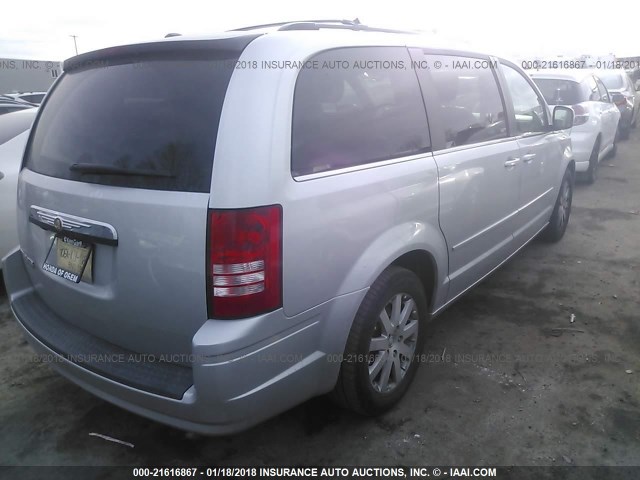 2A8HR54P08R153064 - 2008 CHRYSLER TOWN & COUNTRY TOURING SILVER photo 4