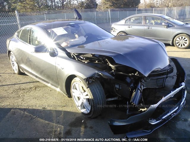 5YJSA1E25FF108291 - 2015 TESLA MODEL S 灰色 照片 1