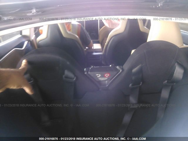 5YJSA1E25FF108291 - 2015 TESLA MODEL S 灰色 照片 8