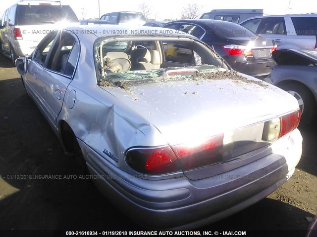 1G4HP54K3YU127218 - 2000 BUICK LESABRE CUSTOM SILVER photo 3