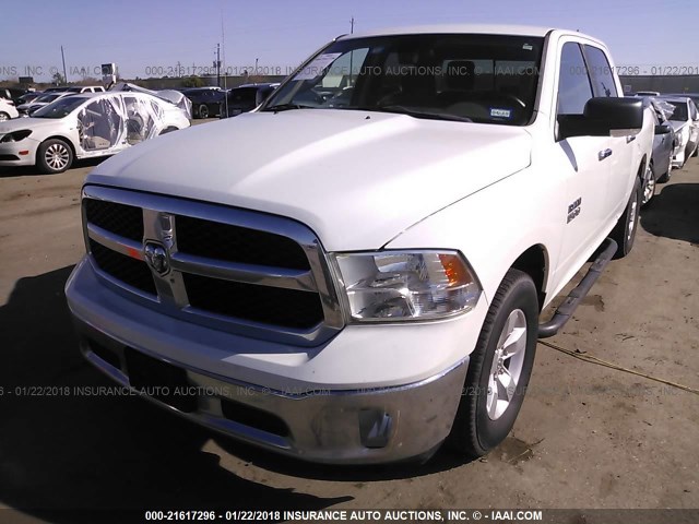 1C6RR6LP1DS534442 - 2013 RAM 1500 SLT WHITE photo 2