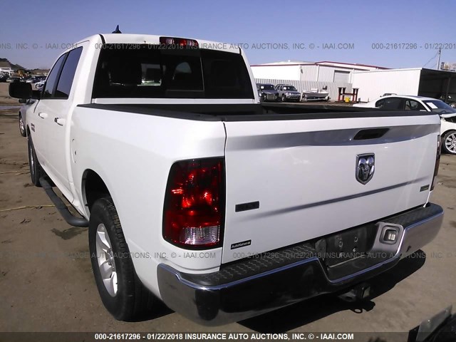 1C6RR6LP1DS534442 - 2013 RAM 1500 SLT WHITE photo 3