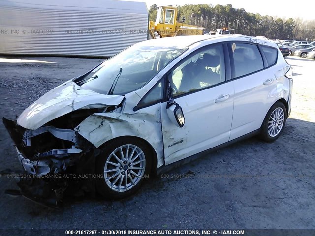 1FADP5AU9EL519233 - 2014 FORD C-MAX SE WHITE photo 2