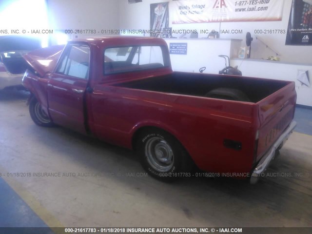 CS139A854272 - 1969 CHEVROLET C10 RED photo 3