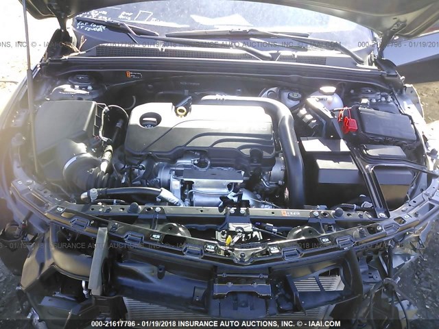 1G1ZB5ST7HF289532 - 2017 CHEVROLET MALIBU LS ნაცრისფერი ფოტო 10