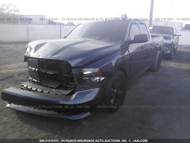 1C6RR6FG4GS190198 - 2016 RAM 1500 ST GRAY photo 2