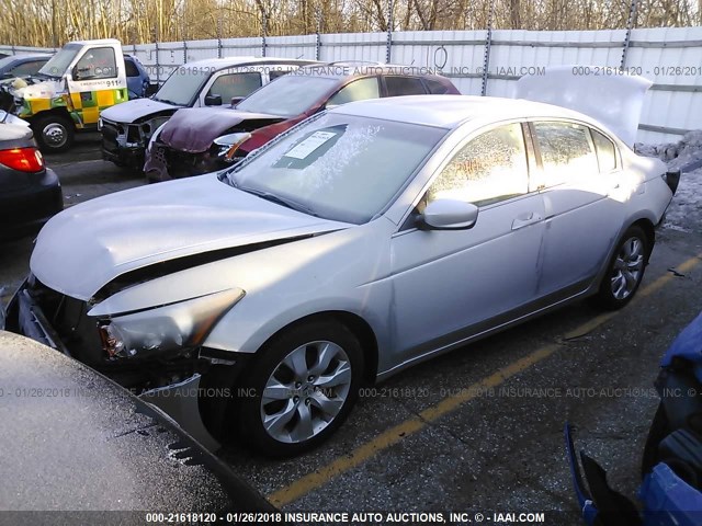 1HGCP2F86AA038041 - 2010 HONDA ACCORD EXL SILVER photo 2