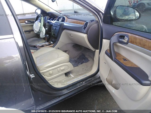 5GAEV23778J248636 - 2008 BUICK ENCLAVE CXL BROWN photo 5