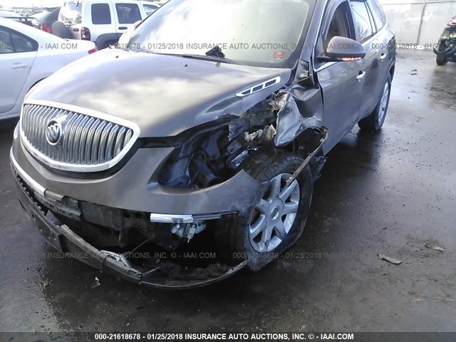 5GAEV23778J248636 - 2008 BUICK ENCLAVE CXL BROWN photo 6