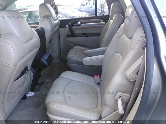 5GAEV23778J248636 - 2008 BUICK ENCLAVE CXL Marron photo 8